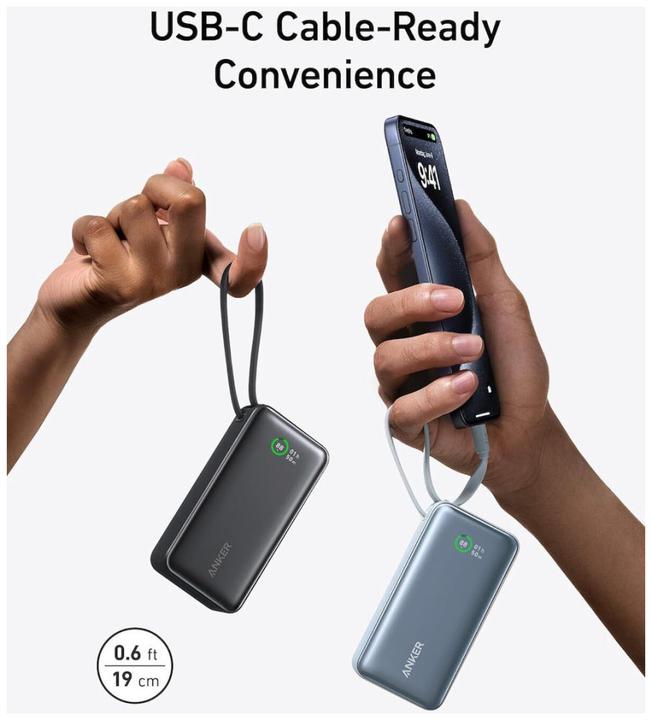Actual product image Anker POWER BANK USB 10000MAH/NANO A1259G11 (10000 mAh, 30 W, 37 Wh)