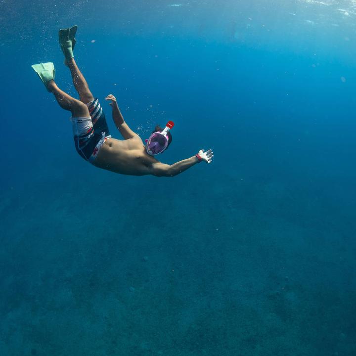 Immagine prodotto Caruba Maschera Snorkel integrale Swift pieghevole + supporto per action cam (nero S/M)