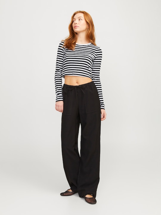 Produktbild JJXX Jxfeline Str Ls Stripe Rib Tee Jrs Noos (XS)