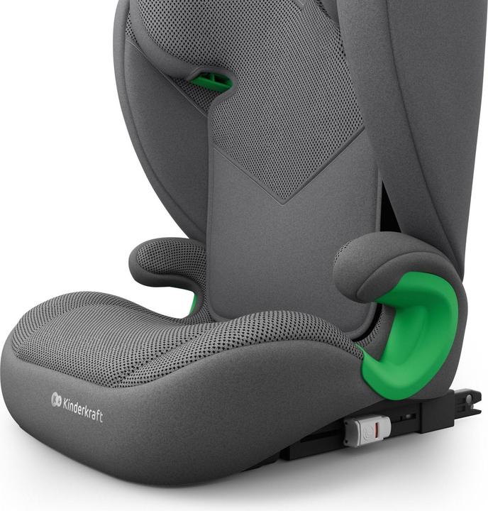 Produktbild KinderKraft Car seat JUNIOR FIX 2 PLUS i-Size grey (Kindersitz, ECE R129/i-Size Norm)