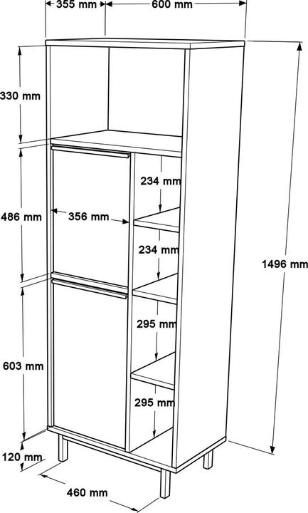 Actual product image Skye Decor Multi (46 x 35.50 x 160 cm)
