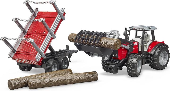 Actual product image Bruder Massey Ferguson 7480 with front loader