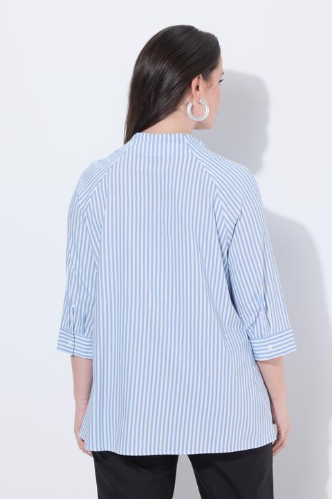 Actual product image Ulla Popken Diagonal Striped Blouse (60)