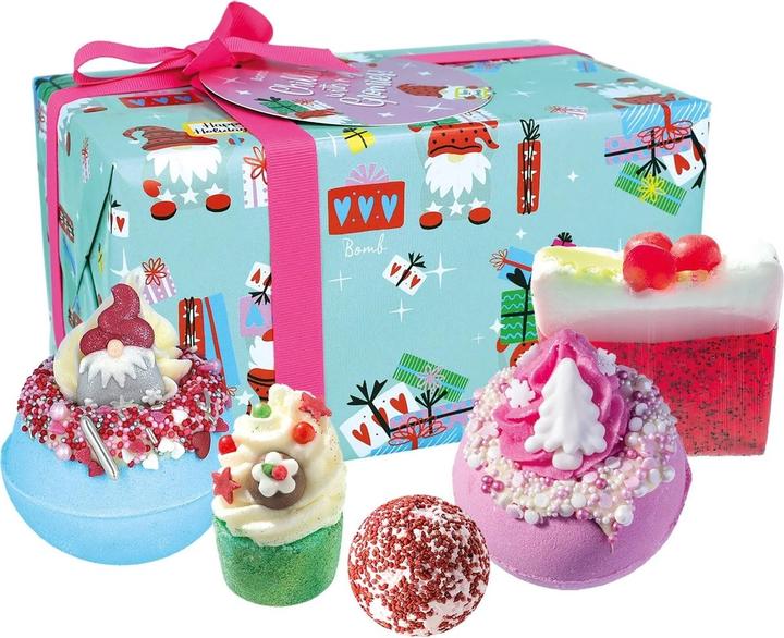 Bomb Cosmetics Weihnachten Chillin' With My Gnomies Handmade Wrapped Bath (Körperpflegeset)