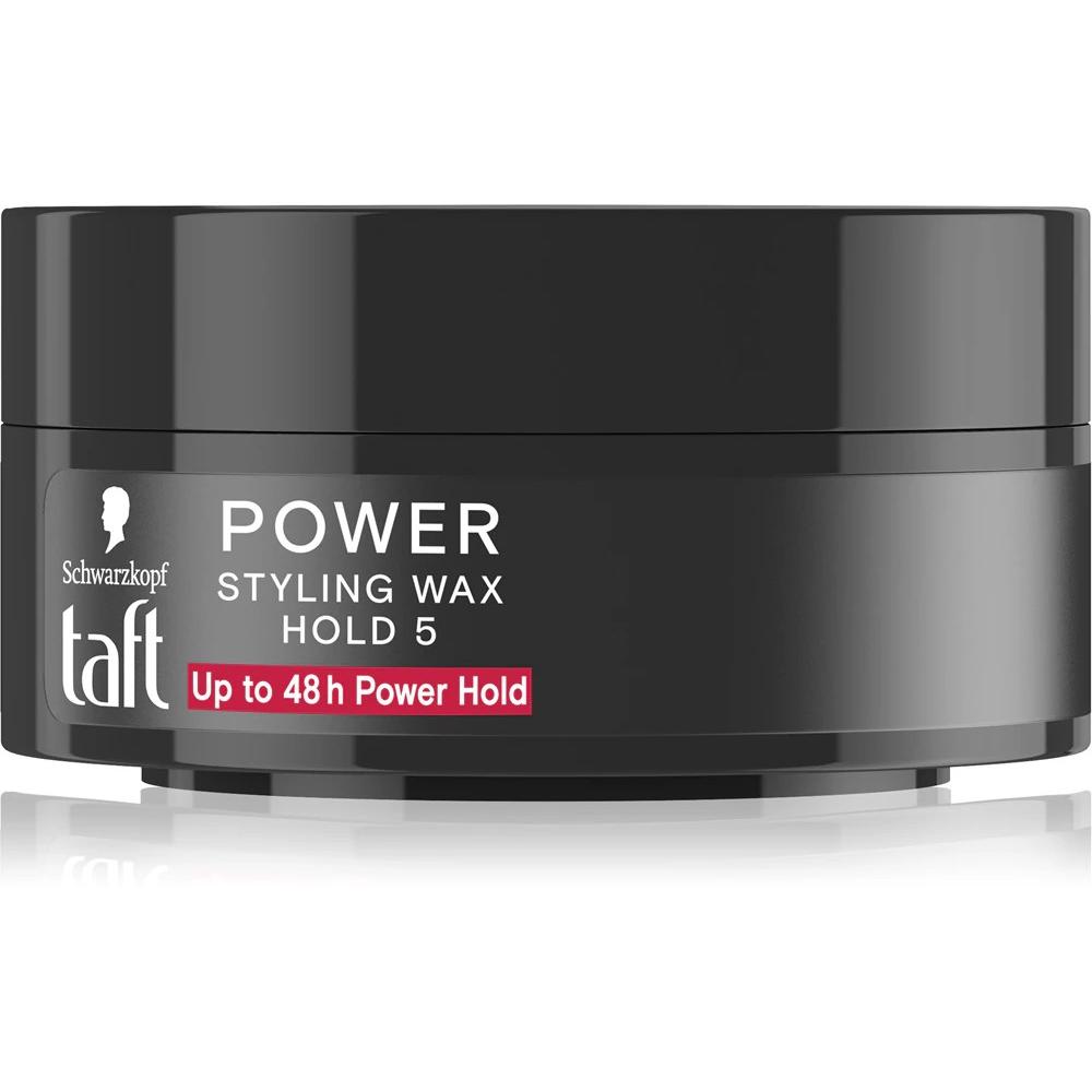 Schwarzkopf Uomo Gel Per Capelli, Taft - Cera Per Capelli Power Hair Wax Cera Per Acconciature 75Ml (Cera Per Capelli, 75 Ml)