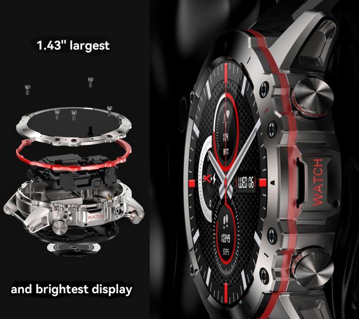 Produktbild Herren-Smartwatch RNCF18-1 SCHWARZ Armband + Armband