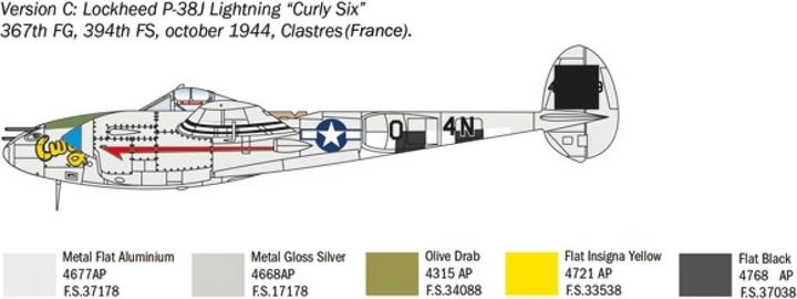 Produktbild Italeri 1:72 US P-38J Lightning