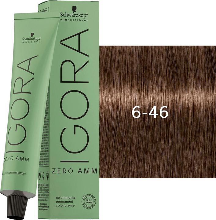 Produktbild Schwarzkopf Igora Zero AMM - 6-46 Dunkelblond Beige Schoko (6-46 Dunkelblond Beige Schoko)