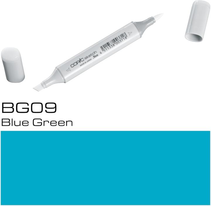 Image du produit Copic Sketch type BG - 09 (BG09 - Bleu Vert, 1 x)