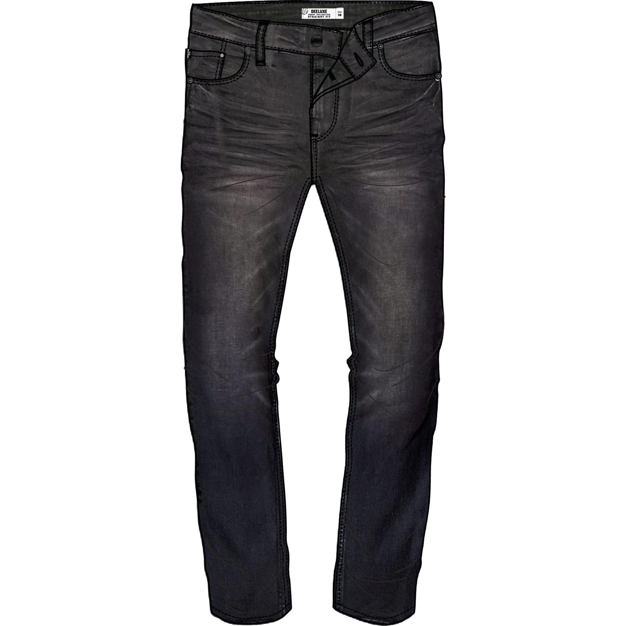 Deeluxe, Herren, Jeans, jeans stan, Schwarz, (38)
