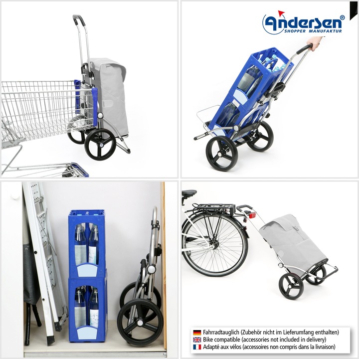Actual product image Andersen Royal Shopper Ortlieb 2.0 shopping trolley 50 cm