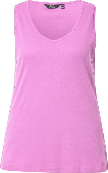 Immagine prodotto Ulla Popken Top dal taglio aderente e smanicato in jersey a costine con scollo a V (58)