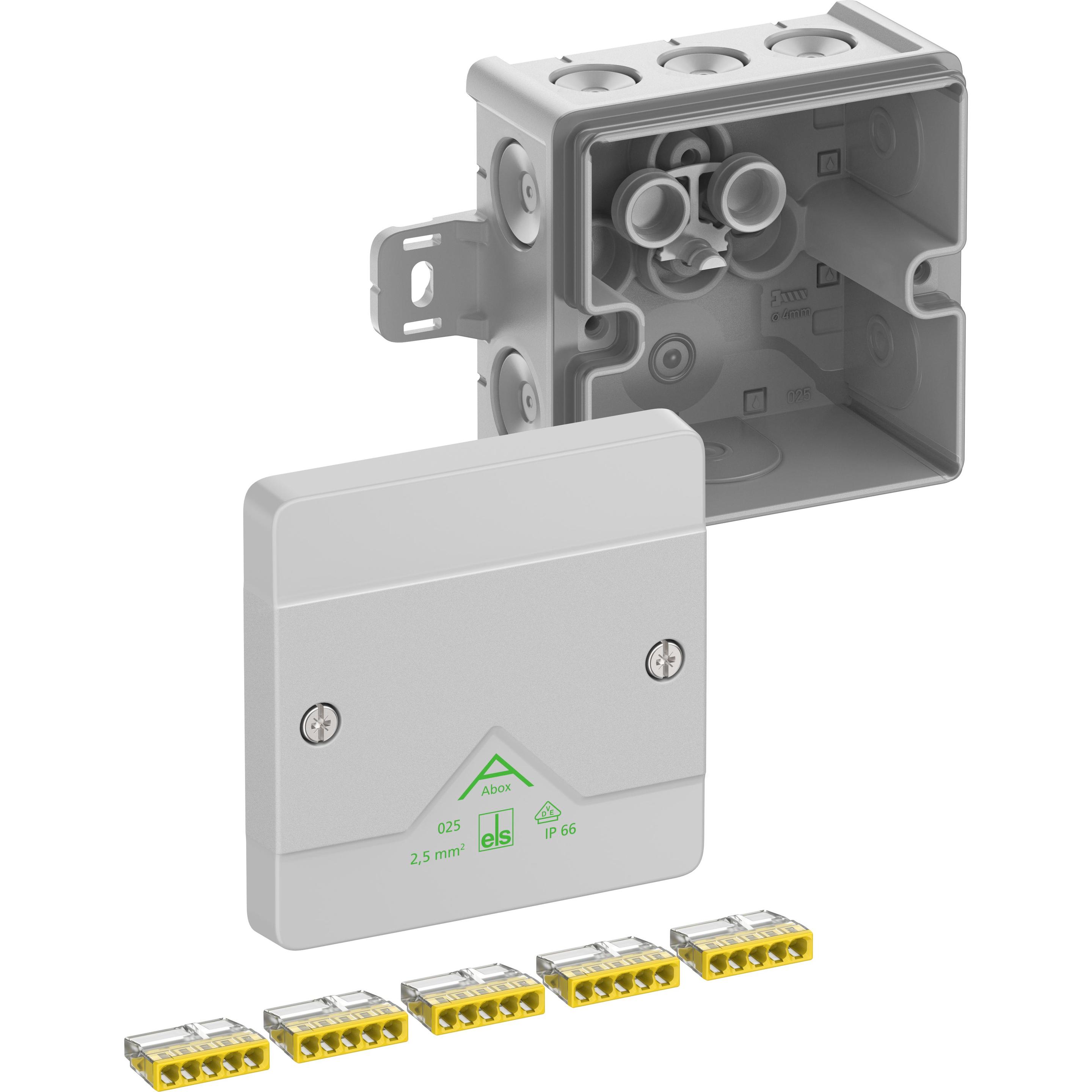 Spelsberg, Abzweigdose, Abzweigkasten Abox 025 AB-2,5² Schutzart IP66 max 80242101