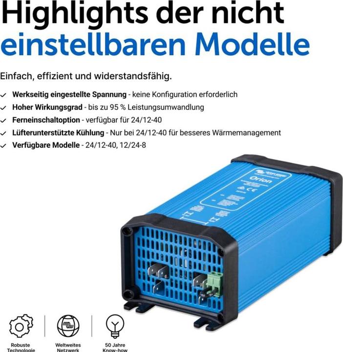 Immagine prodotto Victron Energy Orion 24/12-40A - non isolato