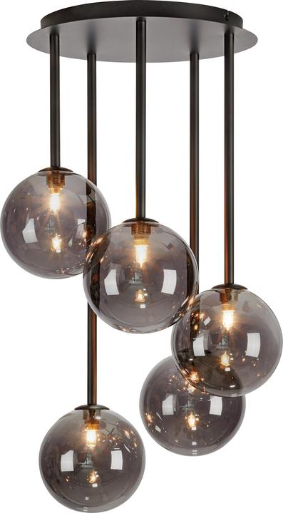 Markslöjd UNIVERSE Ceiling 5L Black/Smoke