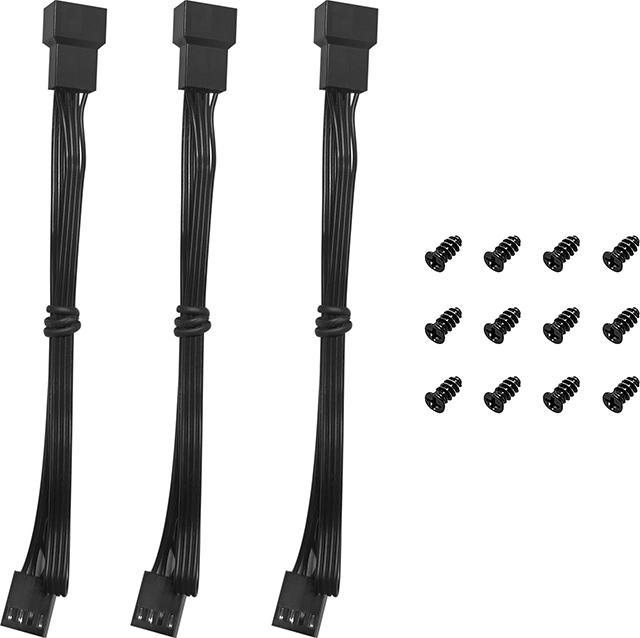 Actual product image Deepcool "K COOLER FD12 V2 120mm PC Gehäuselüfter PWM black" (120 mm, 4x)