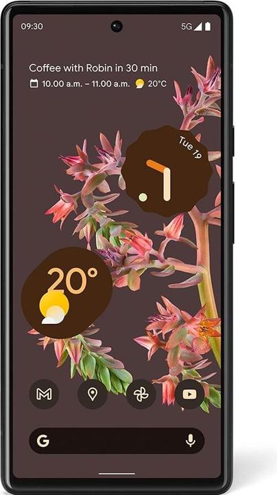 Immagine prodotto Google Pixel 6 (128 GB, Stormy Black, 6.40", SIM + eSIM, 5G)