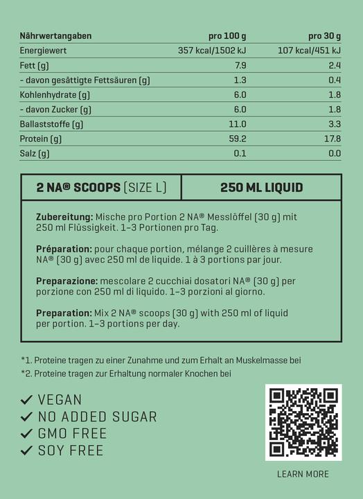 Produktbild Nutriathletic Vegan Protein + Eaa (Pistachio, 1 x, 800 g)