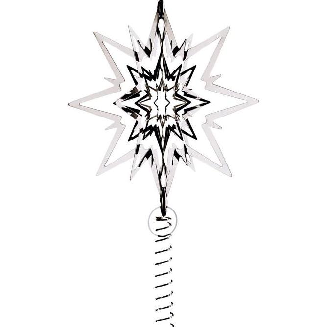 Georg Jensen, Weihnachtsdeko, STAR Weihnachtsbaumstern mittel Palladiumplattiert