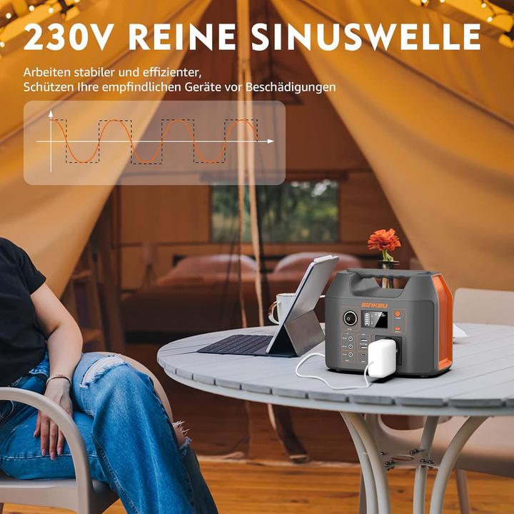 Produktbild SinKeu Tragbare Powerstation (296 Wh, 2.95 kg)