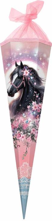 Actual product image Goldbuch Schultüte Luna 35 cm, Detailfarbe: Hellrosa, Violett (35 cm, 1 x)