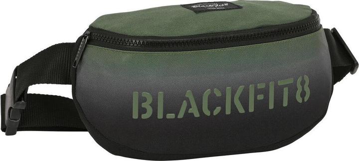Safta Belt Bag Gradient Black Military Green (23 x 14 x 9 cm)