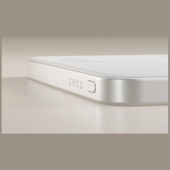 Image du produit Zens Slim Qi2 Al Powerbank 5000mAh White (5000 mAh, 15 W, 19.25 Wh)