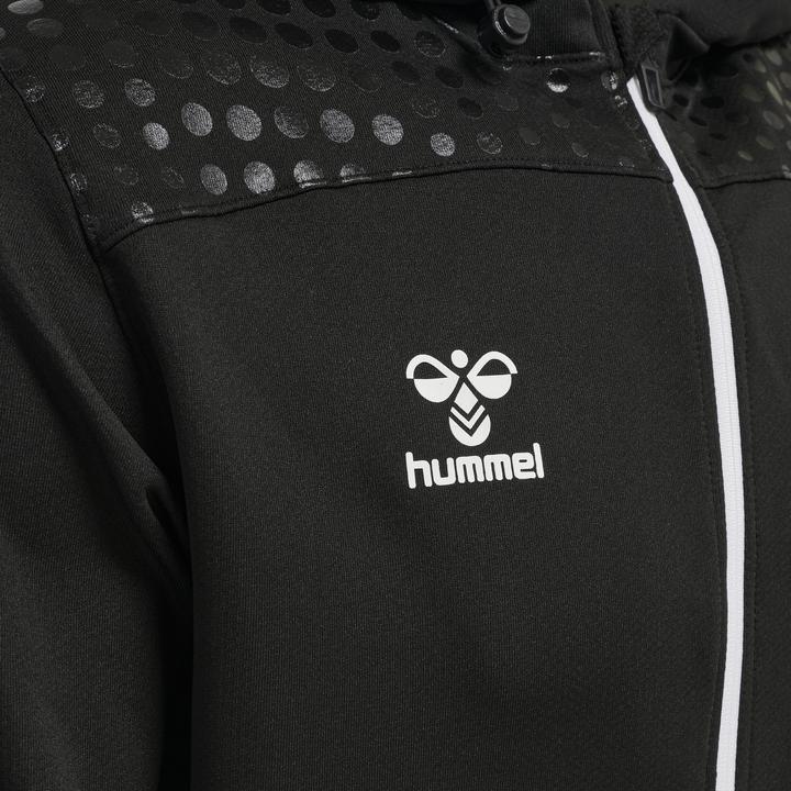 Image du produit hummel Veste de survêtement à capuche en polyester avec fermeture éclair pour hommes (S)