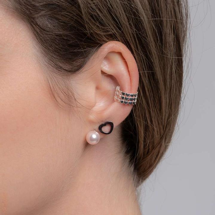 Produktbild Bijouteria Ohrstecker (Synthetische Perle mit Kristallkern, Silber 925)