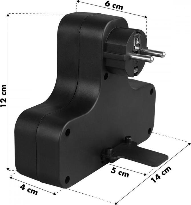Actual product image Maclean Steckdosenleiste 4-fach MCE224G (4x)