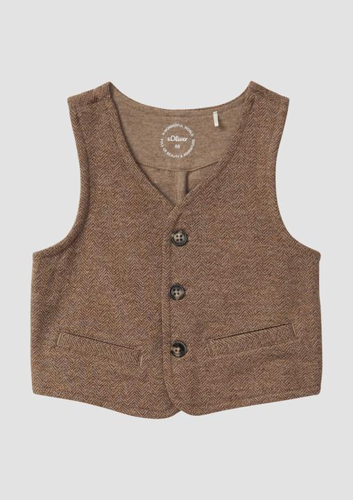Produktbild s.Oliver Indoor-Weste Jacquardweste (80)