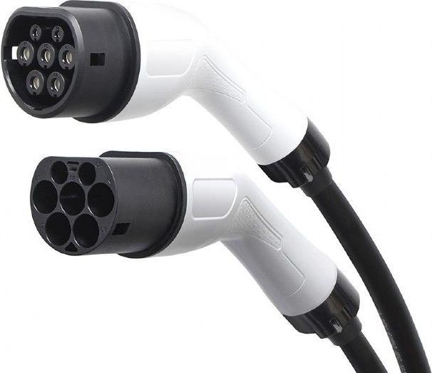 Energenie Typ 2 16A 3-Phasen-Ladekabel 4m Schwarz (Type 2, 11 kW, 16 A, 4 m)