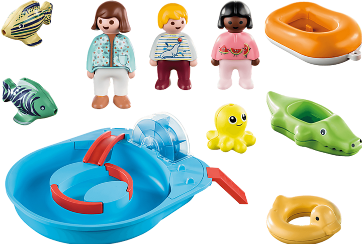 Produktbild Playmobil Fröhliche Wasserbahn (70267, Playmobil 1.2.3)