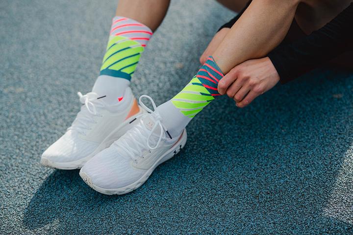 Actual product image Incylence Running Diagonals Orange Inferno (43 - 46)