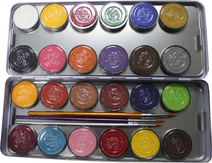 Actual product image Eulenspiegel 24 colors metal palette