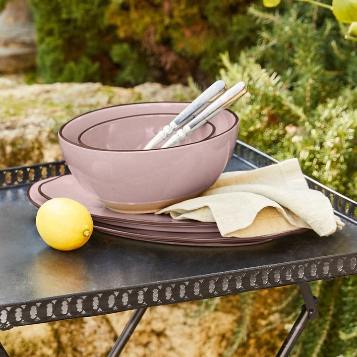 Actual product image Loberon Bowl set of 2 Biarré pink (1.60 l, 2 x)
