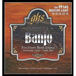GHS PF145 5-Str. Banjo, Med/Light (5 x, Banjo), Saiten