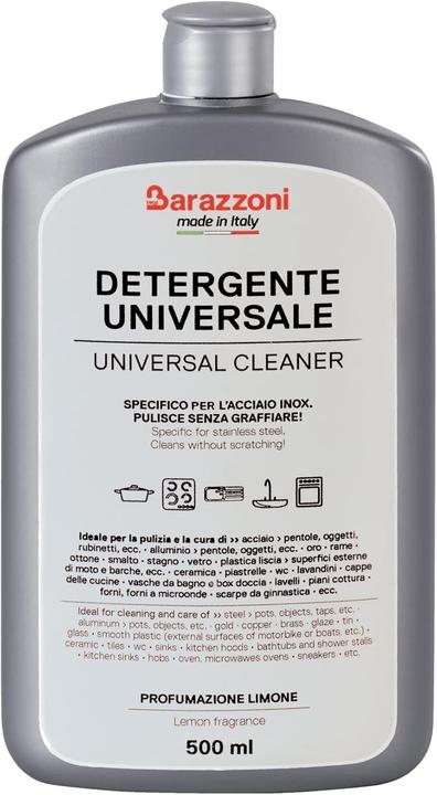 Actual product image Barazzoni Mediterranean Drum Kit 24 pieces composition 1810 made in Italy stainless steel 1810 (Casserole + stew pot, Pot, Stainless steel)