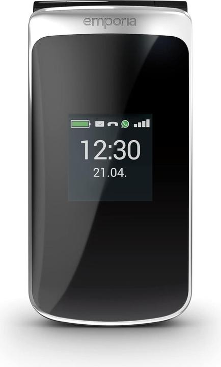 Produktbild Emporia Touchsmart.2 New Edition, 4G-Seniorentelefon mit WhatsApp-Taste, Notrufknopf, Klappdesign, Ladedock (3.25", 8 Mpx)