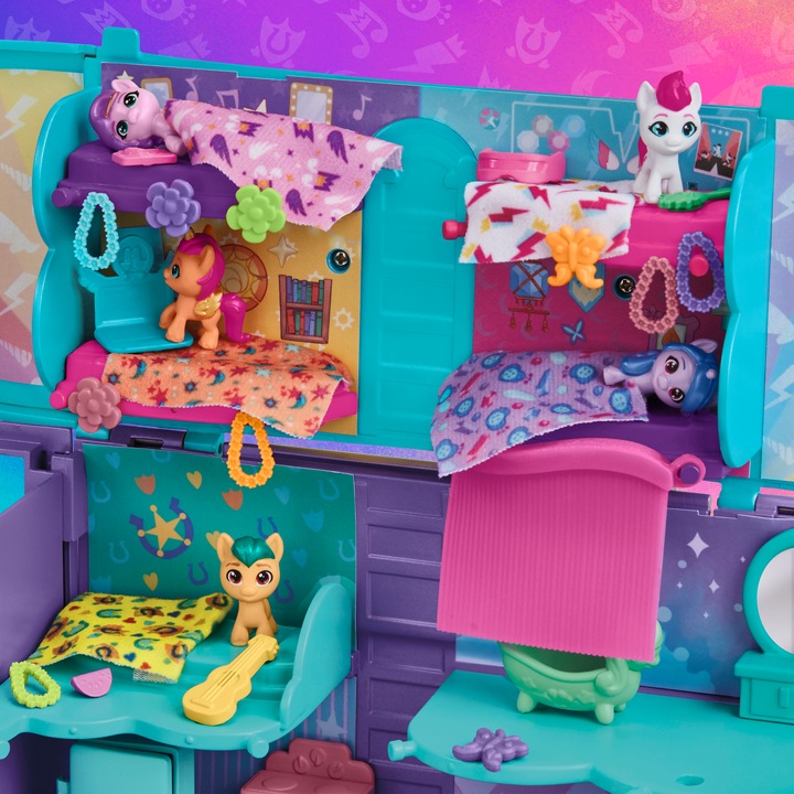 Immagine prodotto My Little Pony Mini World Magic Mare Stream, Set di gioco per camper