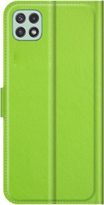 Actual product image Cover-Discount Galaxy A22 5G - leather case cover green (Samsung Galaxy A22 5G)