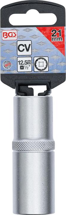Actual product image BGS Socket, 12-point, deep 12.5 mm (1/2") Drive 21 mm (21 mm)