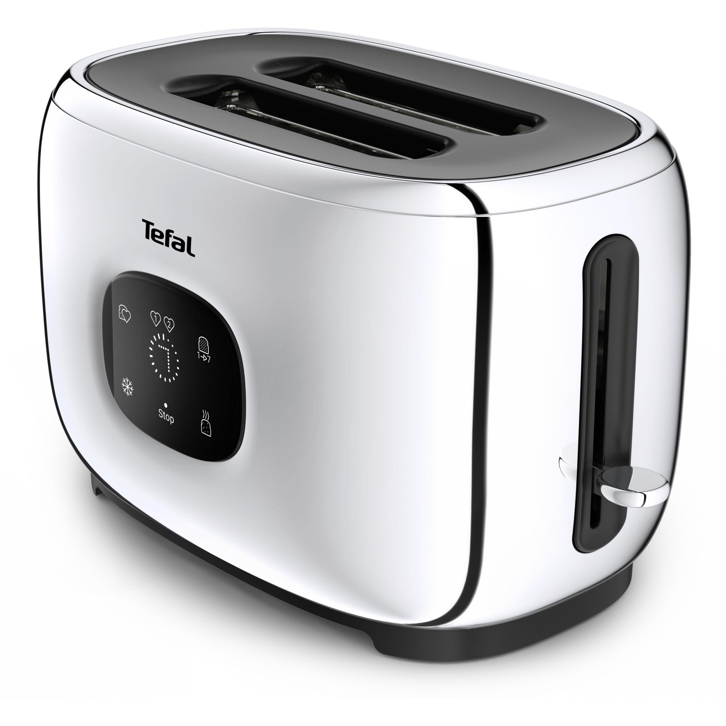 Tefal Majestuo, Toaster, Silber, Schwarz