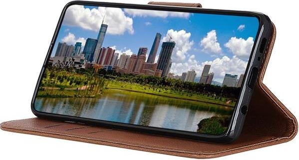 Actual product image MU Classic Litchi Leather Bookcover Series (Motorola Edge)