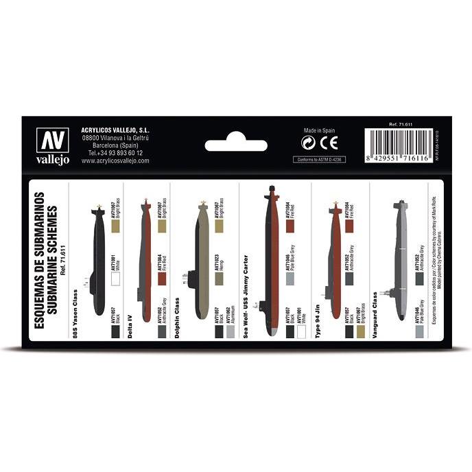 Thumbnail - Vallejo, Künstlerfarbe + Bastelfarbe, 71.611 (Gemischte Farben, 17 ml)