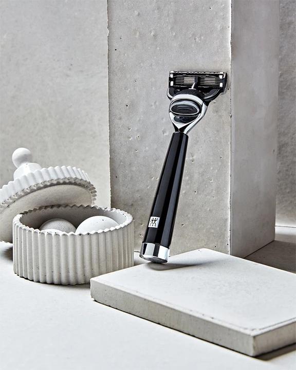Produktbild Zwilling Rasierer mit Edelharzgriff Nassrasur Gillette Fusion Klingen