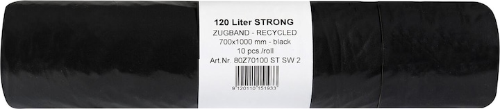 Produktbild HNAT Müllsäcke Strong 120 Liter 45 my 700 x 1000 mm (120 l)