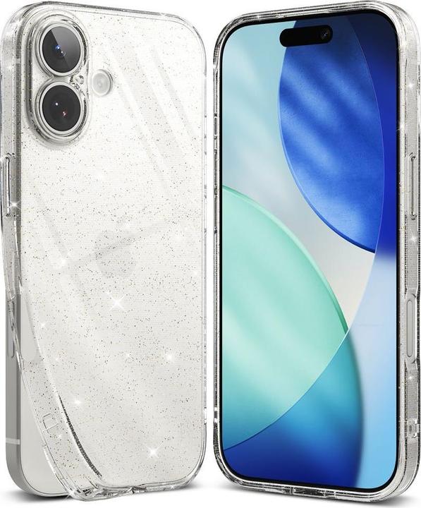 Produktbild Ringke Air iPhone 17 Hülle - Klarer Glitzer (Apple iPhone 17)
