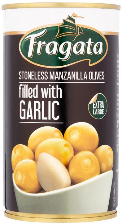 Actual product image Fragata Green olives stuffed with garlic 150g (350 g)