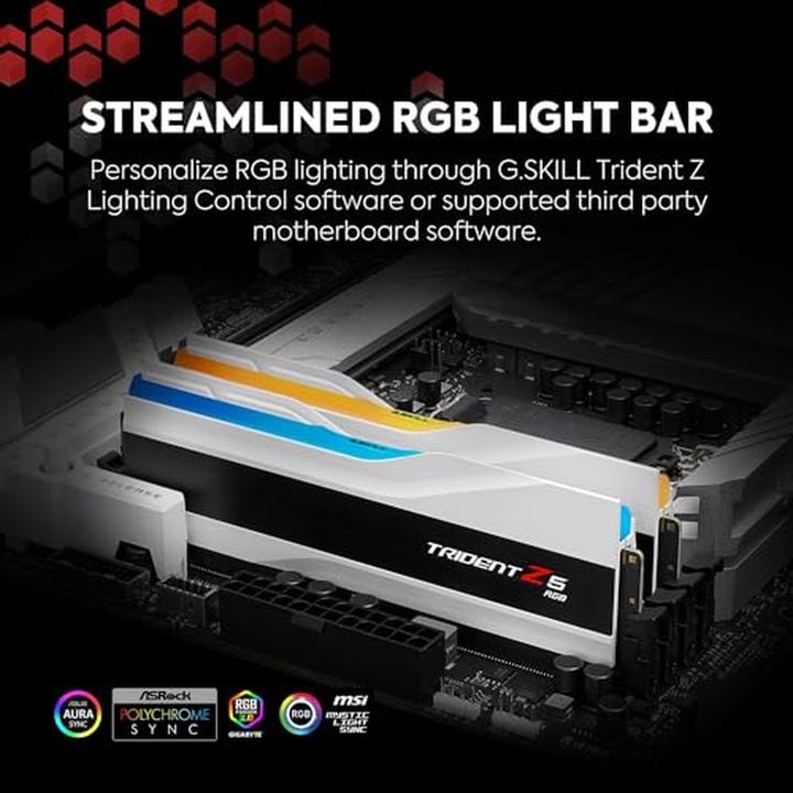 Actual product image G.Skill Trident Z5 RGB (2 x 16GB, 6000 MHz, DDR5 RAM, DIMM)